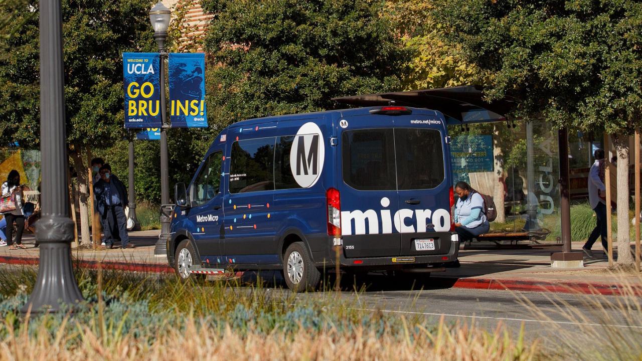 5 Reasons Bruins Should Ride Metro Micro UCLA Transportation